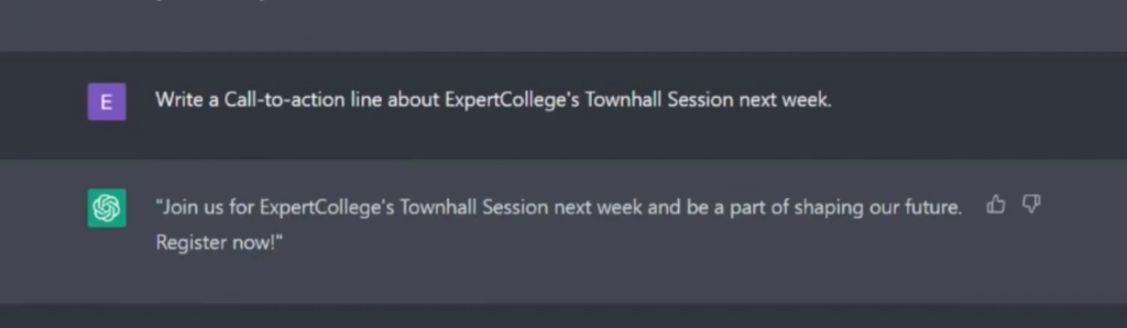 How to create a strong call to action (CTA) using ChatGPT in email writing